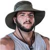 New solid color big edge bucket hat outdoor sunscreen breathable basin hat sun hat summer men's and women's sand hat