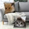 Cute Animal Cat Pillow Case Office Cushions Suitable For Sofa Car Bedroom Decorative Cushion Cover