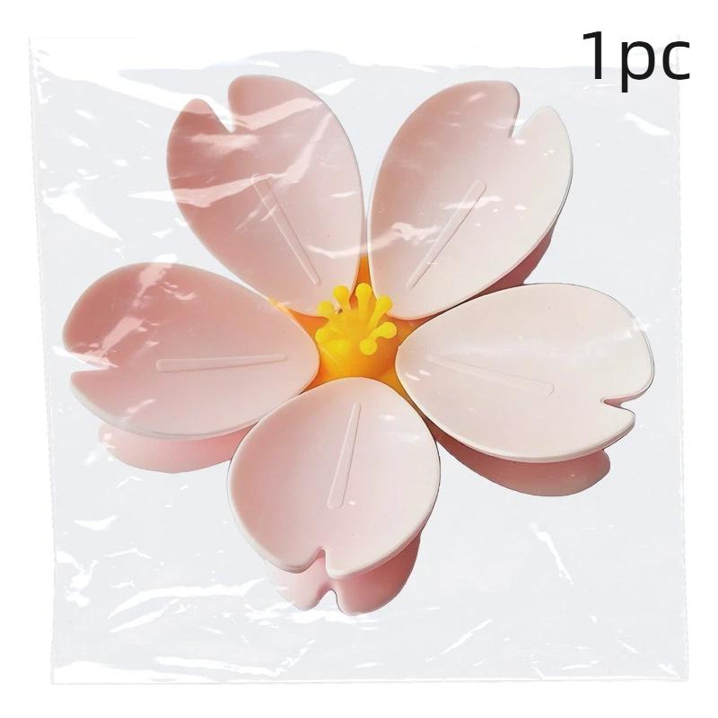 1/2Pcs Cherry Blossom Magnetic Fridge Magnet Seal Clip, Petal Sealing Magnetic Fridge Sticker, Snack Clip, Flower Decoration