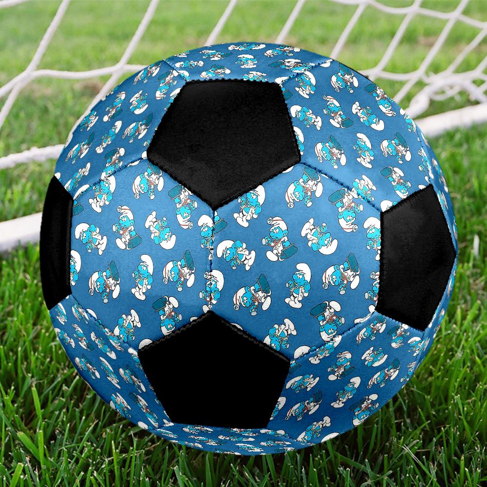 The Smurfs Theme Size 5 Soccer Ball, Suitable for Both Indoor and Outdoor Matches, a Gift Suitable for Everyone.