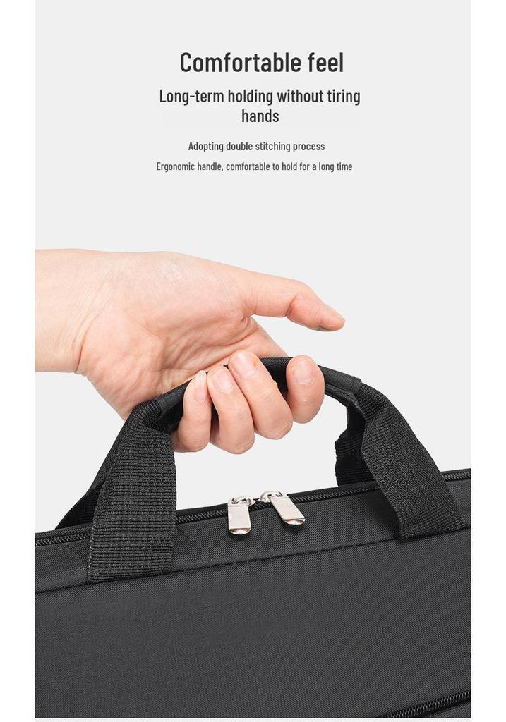 Herren Crossbody Laptoptasche - Großes Fassungsvermögen, Schlichtes Design, Handheld