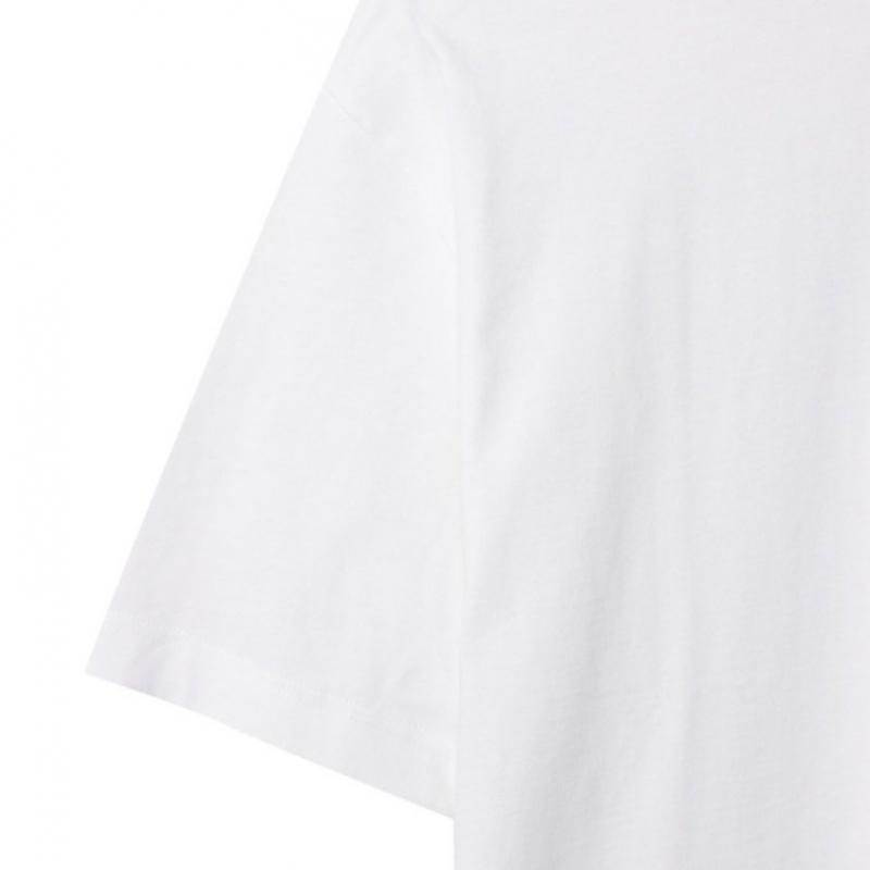 Customellow Weißes Basic Halbarm-T-Shirt cqTam25411whx