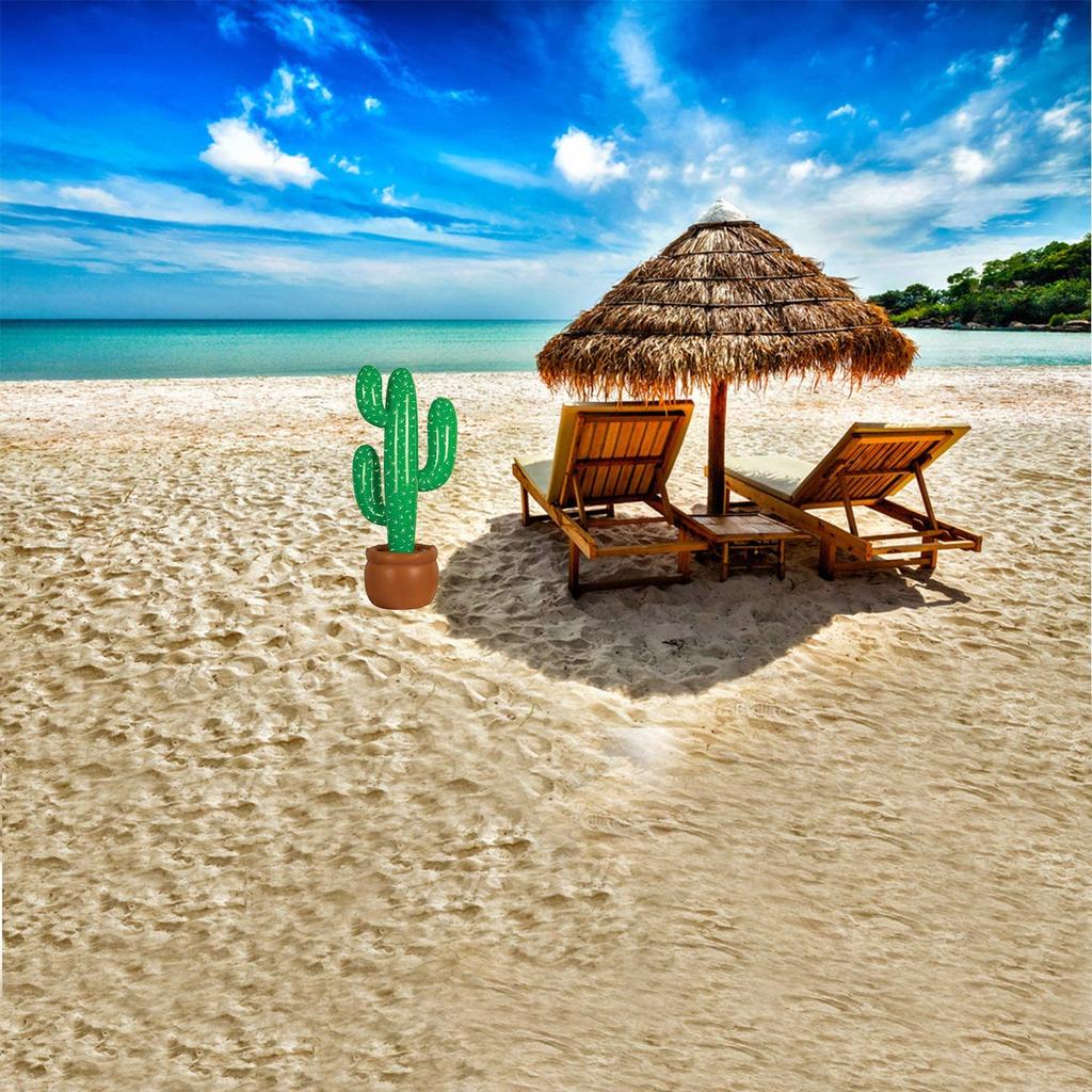 2 ks Nafukovací kaktus 35 palců Kaktus Strom Rekvizita Plážové pozadí Dárek Pro Haw