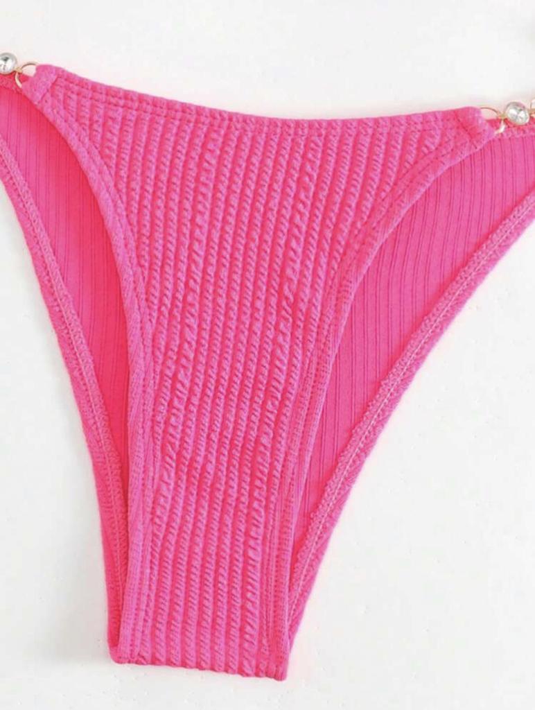 2024 European & American Sexy Lace-Up Halter Bikini Swimsuit