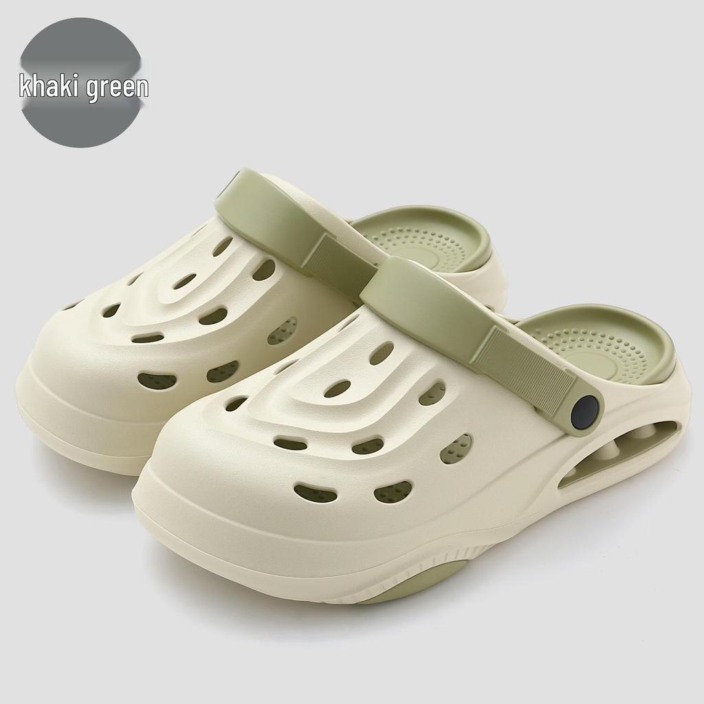 Women's Hole Shoes Non-Slip Sandals - Breathable, Soft Sole, Wear-Resistant Beach EVA Slippers