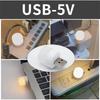 Wholesale USB Night Lights Warm White Eye Protection Mini USB Plug Lighting Portable Computer Mobile Power Charging Lamp Bulbs