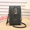 Urban Minimalist Women's Touchscreen Crossbody Bag – Multifunctional Card Holder & Coin Purse 