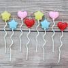 Single Candle Children's Cute Birthday Party Colorful Cartoon Balloons Five-pointed Love Cake Candle