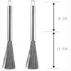 Kitchen Stainless Steel Pot Brush Long-Handled Dishwashing Brush for Kitchen Sink Pans Cleaning Brush Hanging Scrubber Gadget