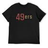 49ers T-Shirt Designer Shirts Short Sleeve Tee Vintage T Shirts T Shirts for Men Cotton