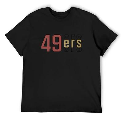 Camiseta 49ers camisas de designer camiseta de manga curta camisetas vintage camisetas para homem algodão