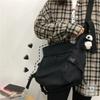 Borse a Tracolla in Tela Harajuku per Uomo Donna, Borse Scolastiche ad Alta Capacità, Adatte per l'Uso Quotidiano, Campus, Lavoro, Viaggio