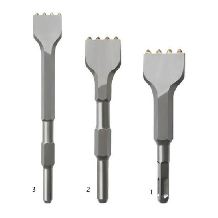 Wear-resistant Cemented Carbide Chisel Set Rotary Hammer Drill Bit Set