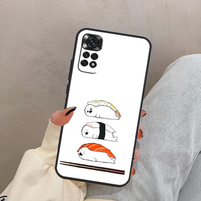 Baby Seals For Xiaomi Redmi Note 14 10 11 12 13 Pro 11S 12S Case Cover For Redmi 15 15C 14C 10C 12C 13C