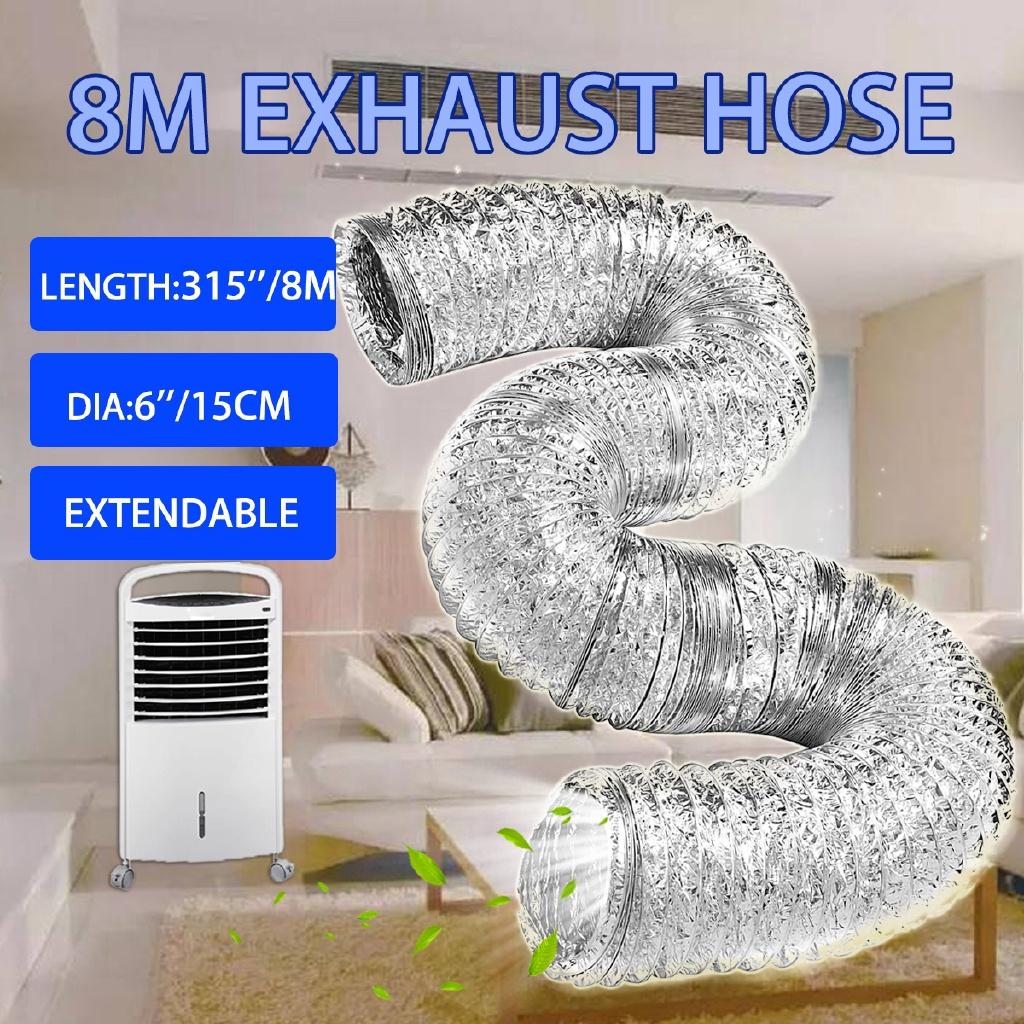 6'' Exhaust Hose For Portable Air Conditioner Diameter 150mm 8M Pipe Vent Tube