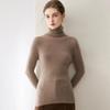 Women's Slim Fit High-Neck Pure Cashmere Sweater, Perfect for Autumn/Winter, Flattering Base Layer Knitwear by Consinee.