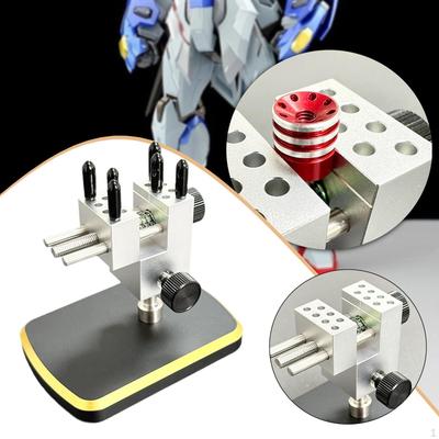 Mini Bench Vise Table Top Clamp Aluminum Alloy Angle Adjustable Repair Tool for DIY Projects Sanding