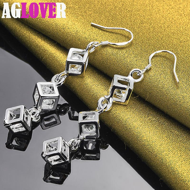 925 Sterling Silver Baishige AAA Zircon Drop Cercei Bijuterii