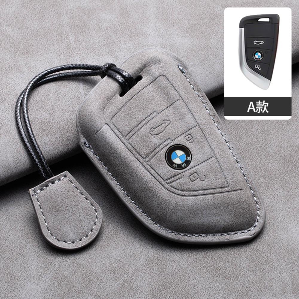 For BMW Key Cover for 5 Series 3 Series 525li 530 X1 X3 X4 X5 118i Hollow Design Protective Shell with Blade Keychain