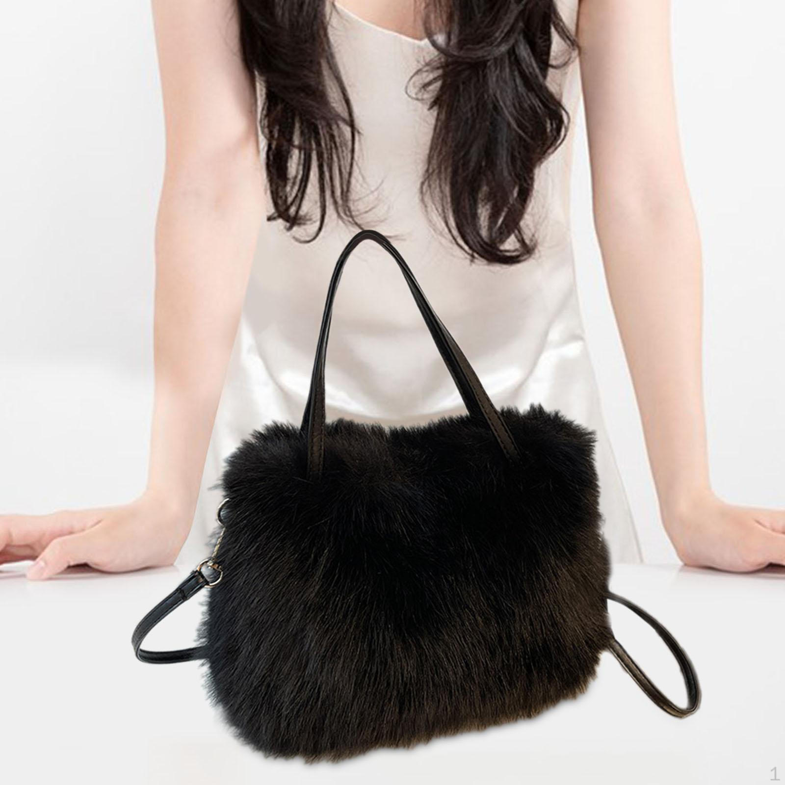 

Tote Bag Shoulder for Leisure Travel Party Shopping Beach чорний