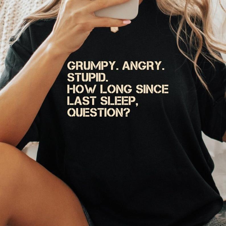 Project Hail Mary Shirt: Grumpy Rocky Quote Sci-Fi Adventure shirt Unisex T-Shirt L