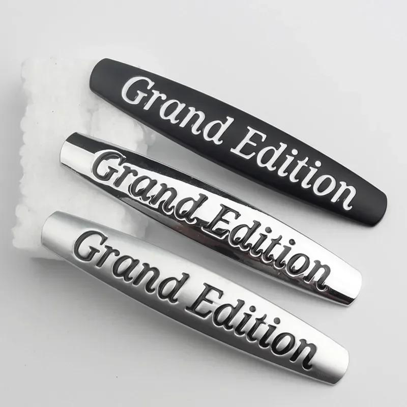 For Mercedes Benz 3D Metal Grand Edition Avantgarde Letters Side Fender Emblem Badge Sticker Decals for Mercedes Benz W204 W205 W213 W211 W210 ML