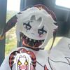 Hra The Freak Circus Pierrot Cosplay Panenka Plyšová Vyplněná Bavlněná Figurka Panenky Měkké Plyšáky Karnevalové Doplňky Halloweenské Rekvizity