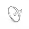 Stainless Steel Cross Rings for Women Men Christian Jesus Finger Rings Supernatural Jewelry Party Birthday Gift
