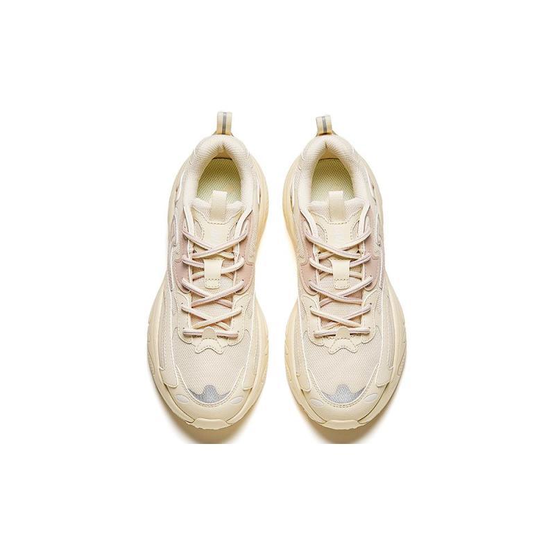 Anta Starlight Breathable Support Low top Chunky Sneakers Women's Ecru Sneakers 922348836-2
