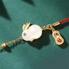 Chinese Jade Rabbit Bracelet - Fresh Literary Fashion for Girlfriend or Bestie's Birthday Gift