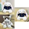 Cute Cat And Rabbit Plush Animal Toy With Short Plush Filling For Kids And Collectors