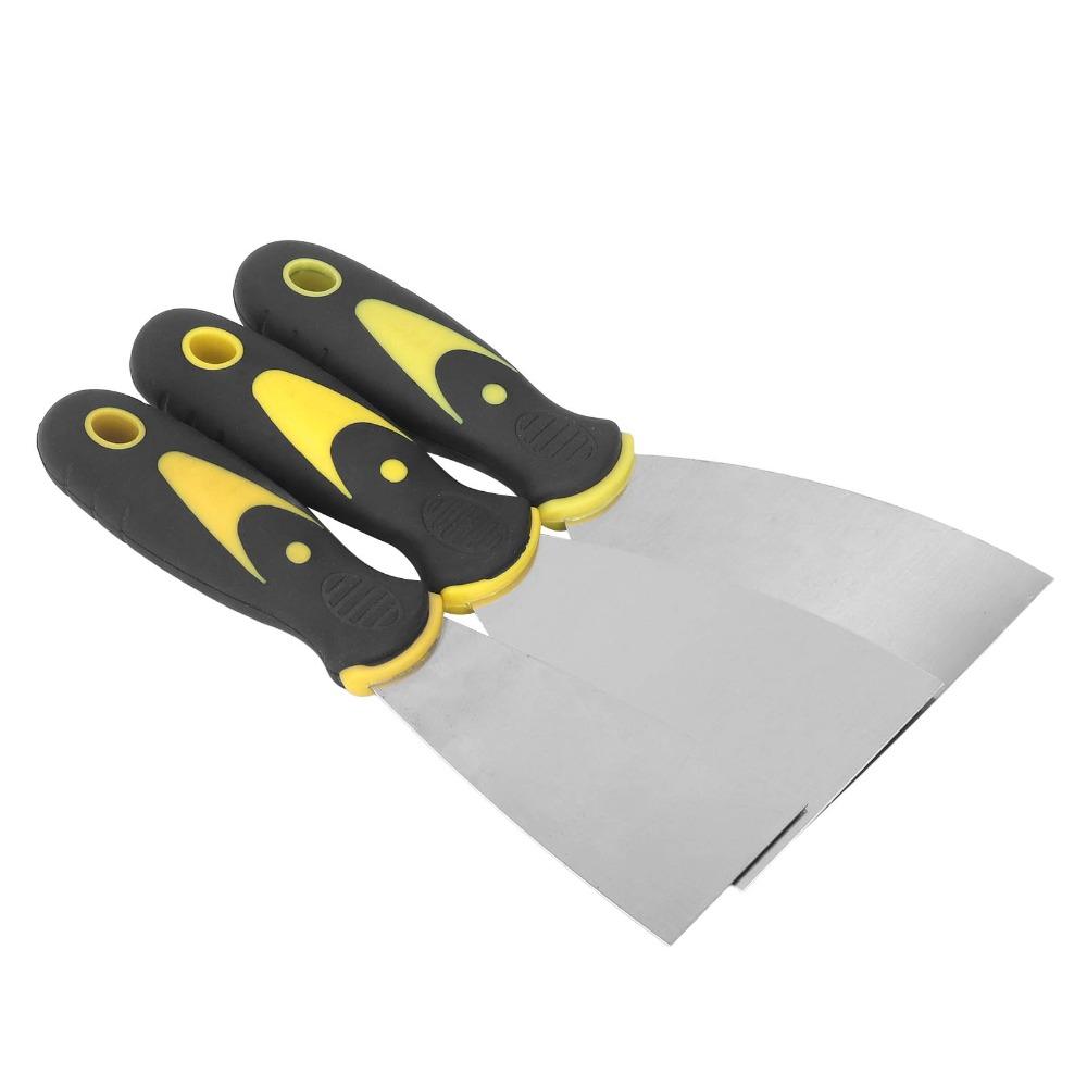3PCS Wallpaper Scraper Paint Scraper Tool Drywall Repair Tool for Cement Wallpaper Mud Adhesive