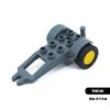 Trailer Car Motorcycle Boat Big Building Blocks Collocation Vehicle Accessory Kid DIY Toys Compatible With Duploed Set Gift