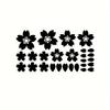 27pcs Cherry Blossom Car Stickers Sakura Decals Vinyl Waterproof Tuning Auto Accessories for Windshield Window Motorcycle