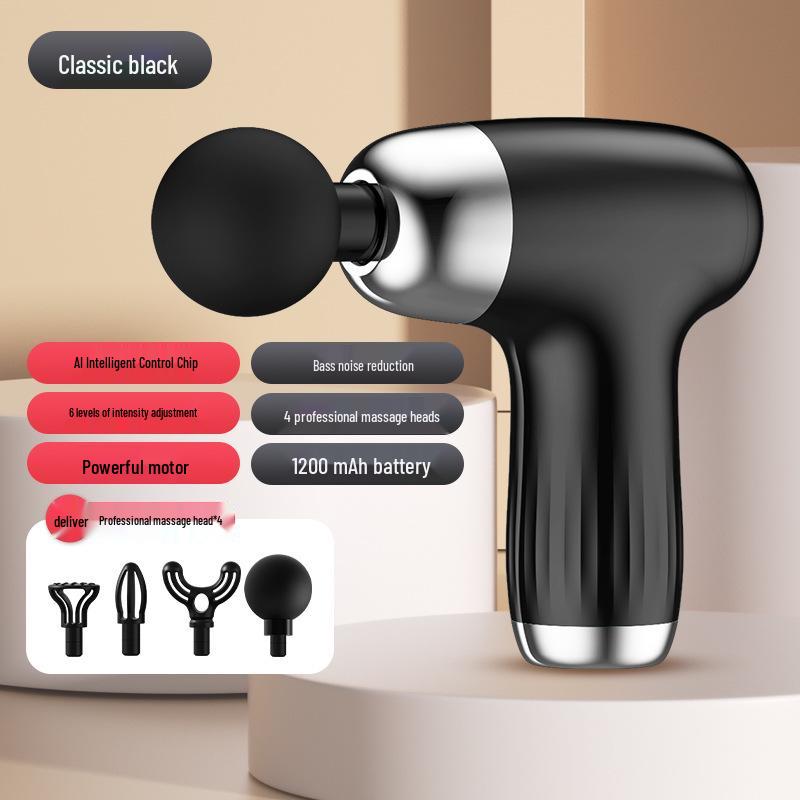 Electric Massage Gun with Heat and Extended Handle for Full-Body Relaxation