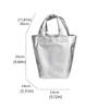 Elegant Bucket Bag Large Capacity Women's Tote Bags Ins Soft Leather Handbag  Outdoor