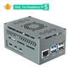 Raspberry Pi 5 Aluminum Alloy Case with Pure Copper, Color: As Shown, Material: Aluminum Alloy.