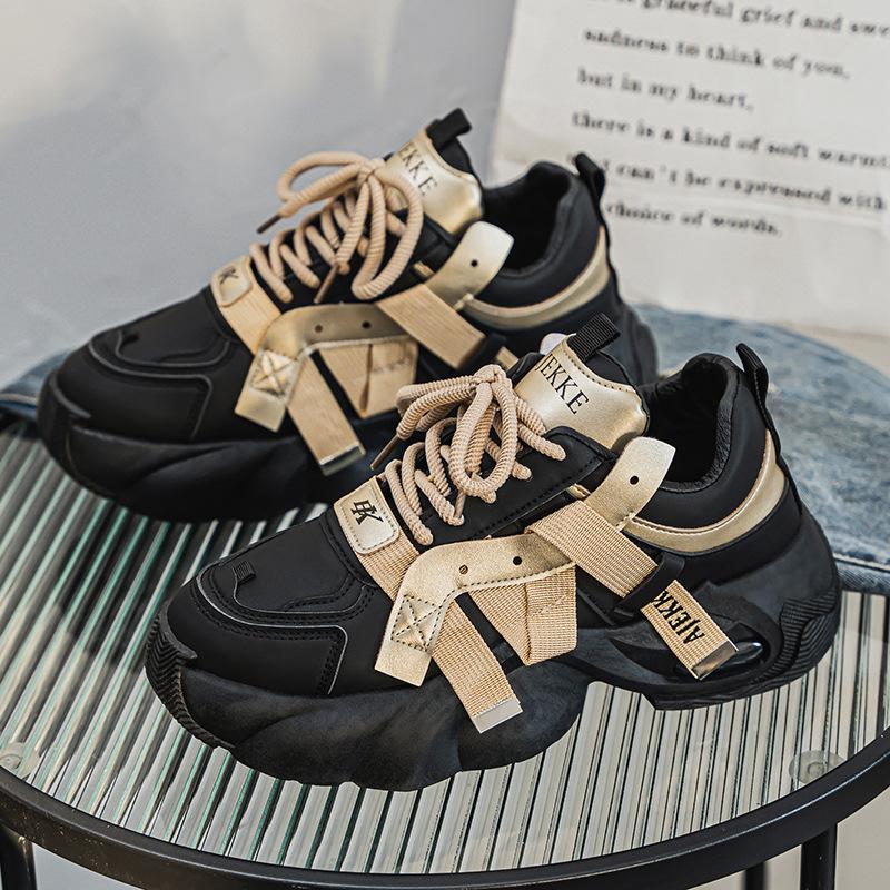 

Spring and Autumn New Youth Breathable Casual Sneakers Thick soled Tall Men s Running Shoes High Quality para hombres 44