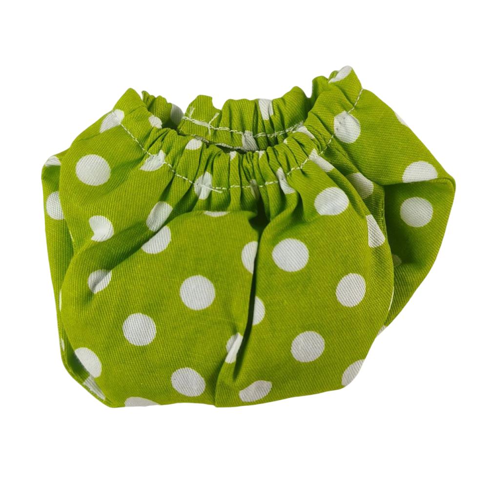 

Регулируемые подгузники для белок Впитывающие подгузники для мелких питомцев Для морских свинок, белок M-Green White Dots