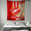 Spartak Moscow Spark Wall Hanging Printed Fabric Blanket Decorative Tapestries for Bedroom Living Room Home Decor