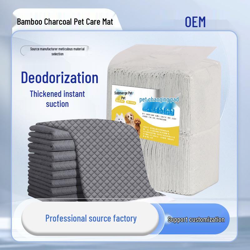 Thickened Bamboo Charcoal Pet Urine Pad with Deodorant