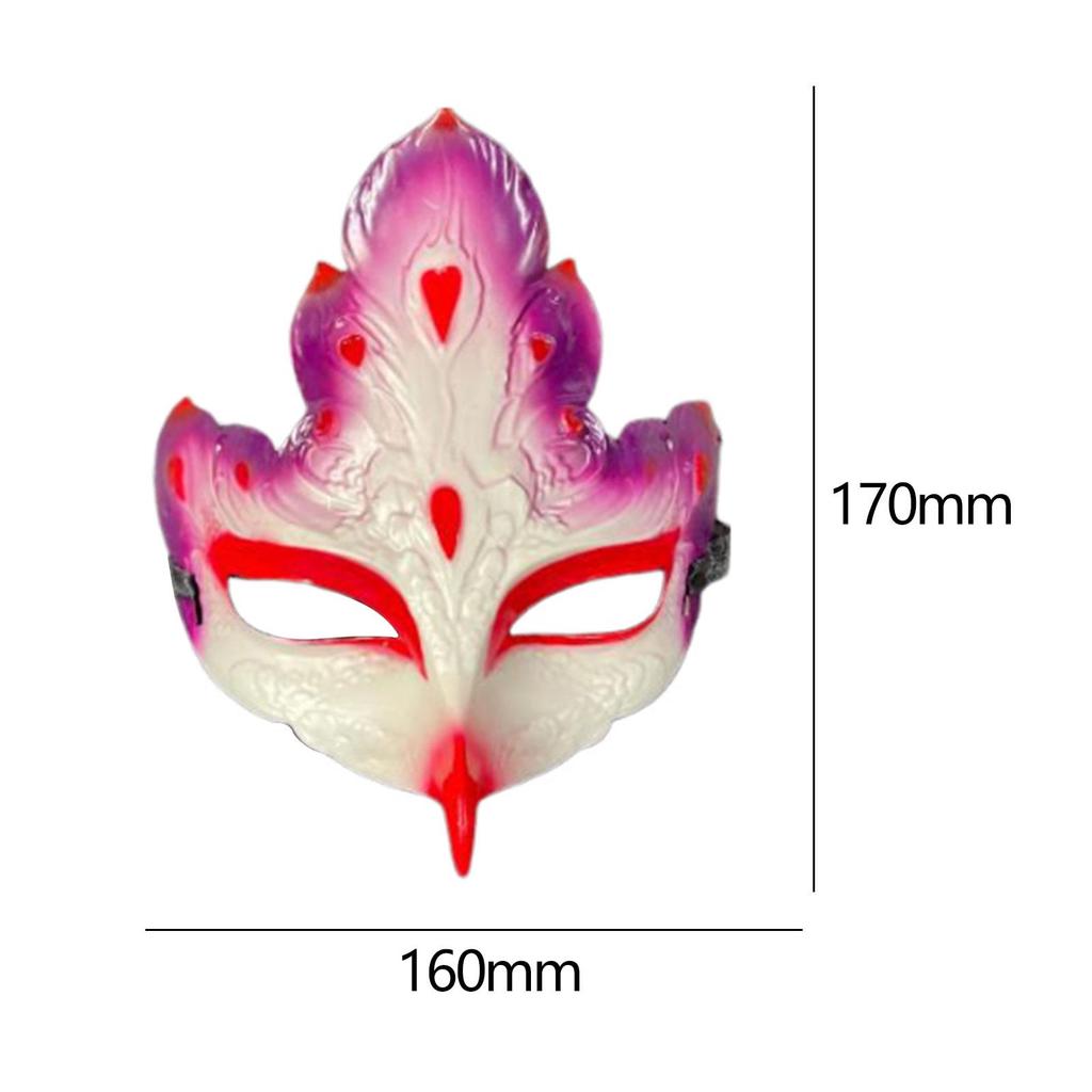 Mask Cosplay Nightclub Dressing Up Party Carnival Show with Straps Roles Play Costume