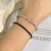 Fashion Zirconia Tennis Bracelet For Women Crystal Charm Designer Tennis Thin Chain Bracelet On Hand Wedding Jewelry