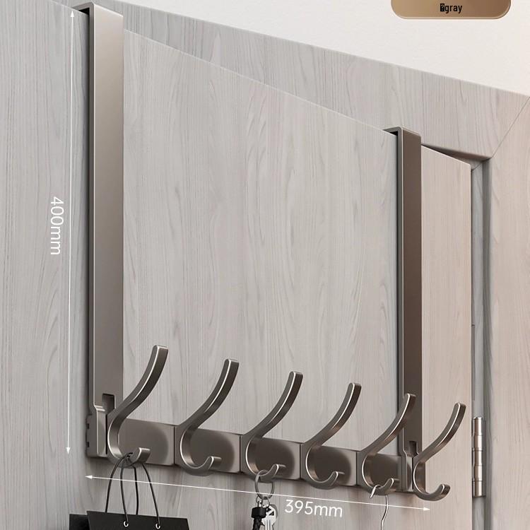 Über-Tür Ohne Bohren Mantel- und Hutablage mit Haken zur Schlafzimmeraufbewahrung