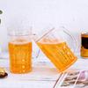 Fake Beer Glasses 400ml Double Layer Funny Beer Cup Ornament Prank Design Plastic Fake Double Beer Mugs with Handles