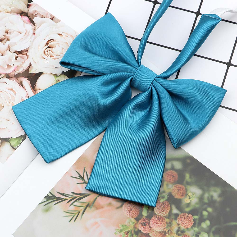 Perfect Match Colorful Women‘S Shirts Bowtie Ladies Girl School Wedding Party Bowknot Pink Bule Black Classic Butterfly Knot Suits Accessories