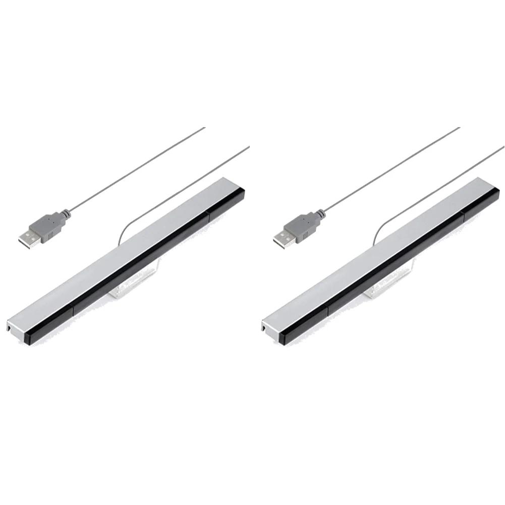 Wired Infrared Ray Sensor Bar with Extension Cord Remote Motion Sensor Bar Receiver IR Signal Ray for Nintendo Wii Wii U Console