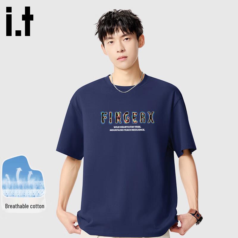 Fingercroxx Men s 2025 Summer Flame Text T-Shirt XL