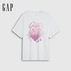 GAP Women's Pure Cotton Heart Logo Short Sleeve T-Shirt