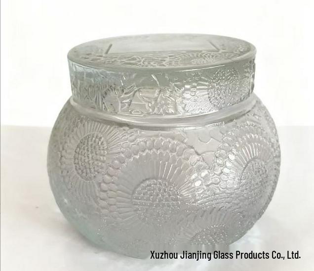 Crystal Beast Glass Lid Candle Holder Aroma Cup